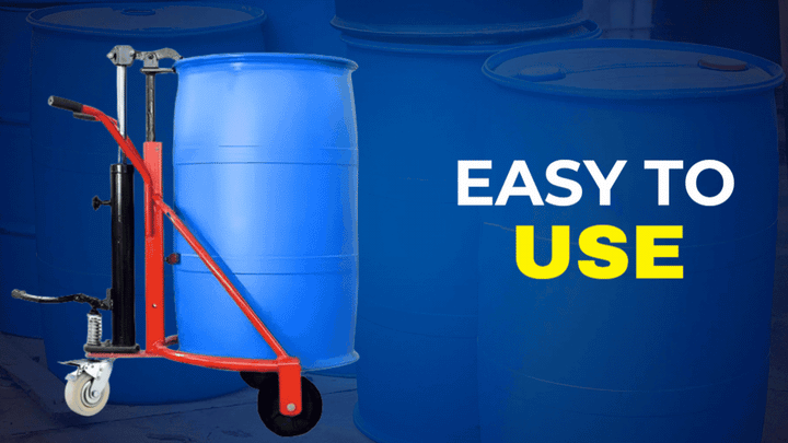 Inaithiram DM350PUN Hydraulic Drum Mover with Easy To Use, Store & Transport