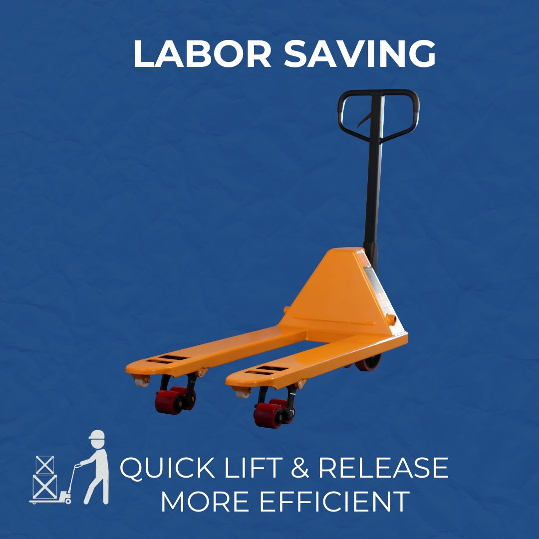 Inaithiram HPT25PU Hand Pallet Truck with Quick Lift and Release Feature for More Productivity