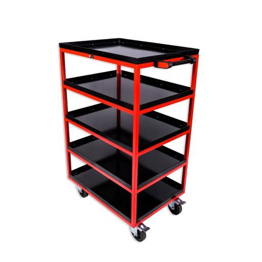 Kabage 5TTT150R 5 Trays Table Trolley 150kg Capacity