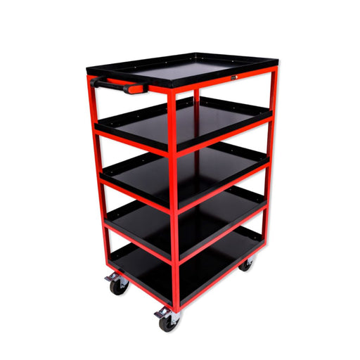 Kabage 5TTT150R 5 Trays Table Trolley 150kg Capacity with Rubber Wheels