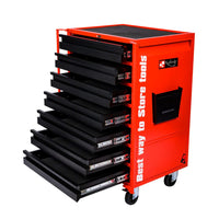 Kabage 7DTT150RB 7 Drawer Tool Trolley 150kg Capacity Red Colour
