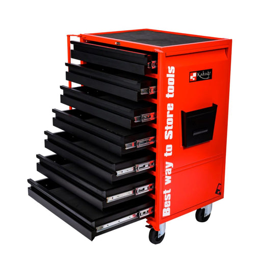 Kabage 7DTT150RB 7 Drawer Tool Trolley 150kg Capacity Red Colour