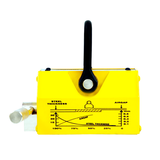 PML ML300 Heavy Duty Permanent Magnetic Lifter 300kg Capacity Yellow Colour