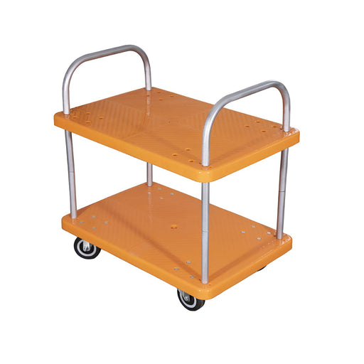 SRP 2LPPT300PU 2 Layer Plastic Platform Trolley 300kg Capacity