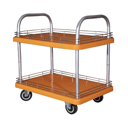 SRP 2LPPTB150PU 2 Layer Platform Trolley with Border 150kg Capacity
