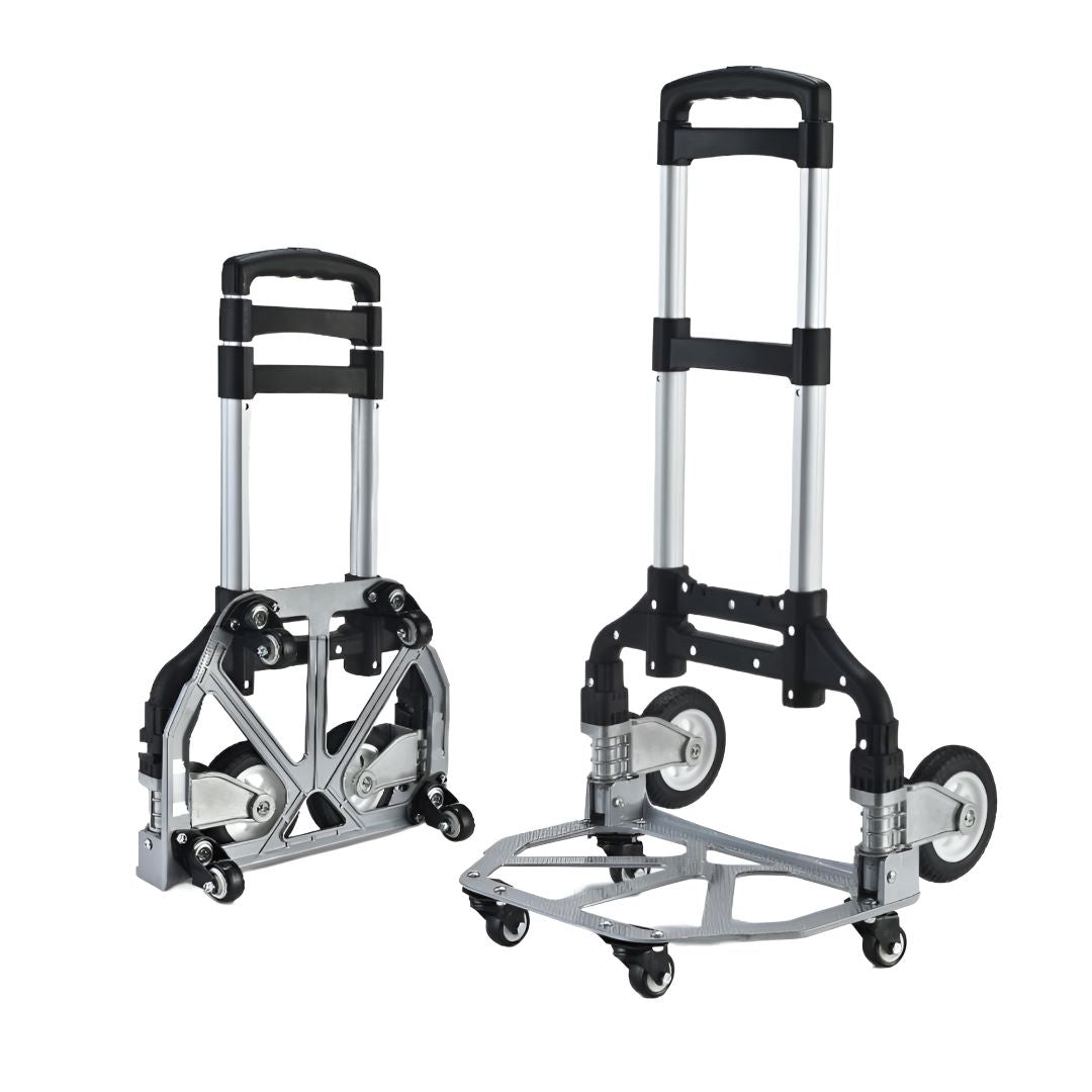 Bigapple HT70TPRE Foldable Aluminium Hand Truck 70kg Capacity with TPR Wheels