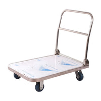 Bigapple SSPT150TPR Foldable Stainless Steel Platform Trolley 150kg Capacity