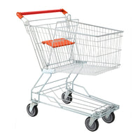 Bigapple STA100LTPR Metal Shopping Trolley Asian Style Cart 100L Capacity