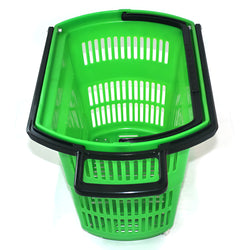 Bigapple STB30LTPR Plastic Shopping Basket Trolley 30L Capacity with TPR Wheels