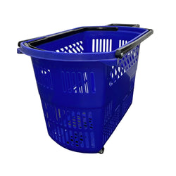 Bigapple STB35LTPR Plastic Shopping Basket Trolley 35L Capacity with TPR Wheels