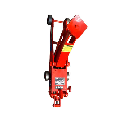 Classic HTJ4T Heavy Duty Hydraulic Trolley Jack 4Ton Capacity Red Colour