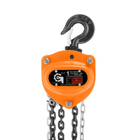 Globe CPBCS1T3M Heavy Duty Chain Pulley Block Classic Series 1000kg Capacity