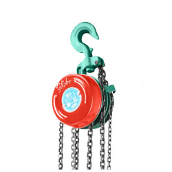 Globe CPBRS1T3M Heavy Duty Chain Pulley Block Robo Series 1Ton Capacity Red Colour