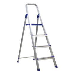 Inaithiram ASL4S Foldable Aluminium Step Ladder 150kg Capacity with 04 Steps