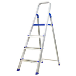 Inaithiram ASL4S Foldable Aluminium Step Ladder 150kg Capacity with 04 Steps