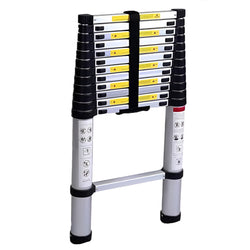 Inaithiram Foldable Aluminium Telescopic Ladder 150kg Capacity with 13 Steps in Folded State