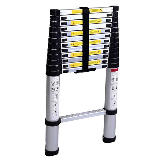 Inaithiram Foldable Aluminium Telescopic Ladder 150kg Capacity with 13 Steps in Folded State