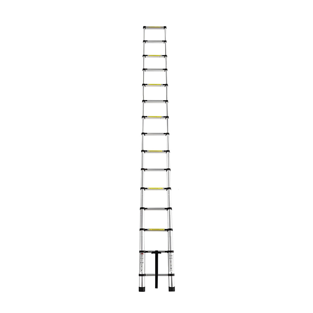 Inaithiram 150kg Capacity Foldable Aluminium Telescopic Ladder with 15 Steps in Extended State 