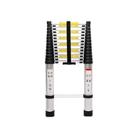 Inaithiram Foldable Aluminium Telescopic Ladder 150kg Capacity in Folded State with Strong Handle Base