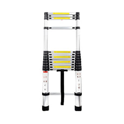 Inaithiram Foldable Aluminium Telescopic Ladder 150kg Capacity with Securing Strap