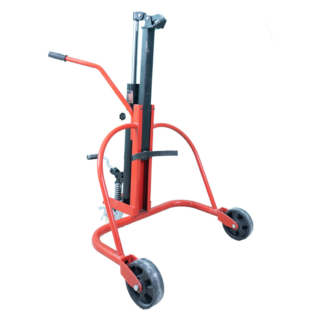 Inaithiram DM350PUN Hydraulic Drum Mover 350kg Capacity Red Colour Front View