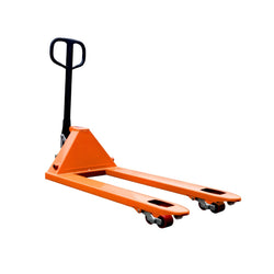 Inaithiram HPT3WPUA Hydraulic Hand Pallet Truck 3Ton Capacity Orange Colour Front view