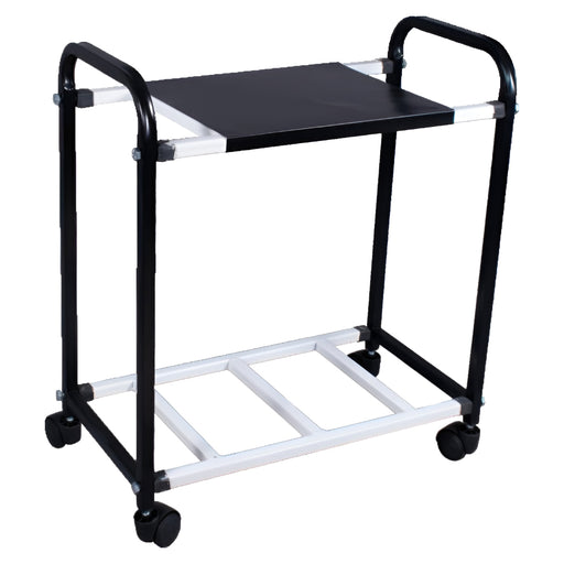 Inaithiram IBTSD100PPR Inverter Battery Trolley 100kg Capacity Black and White Colour