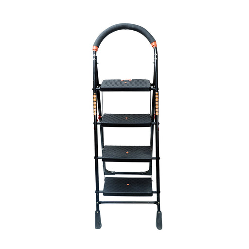 Inaithiram SL4SN Foldable Step Ladder 150kg Capacity Black Colour Front view