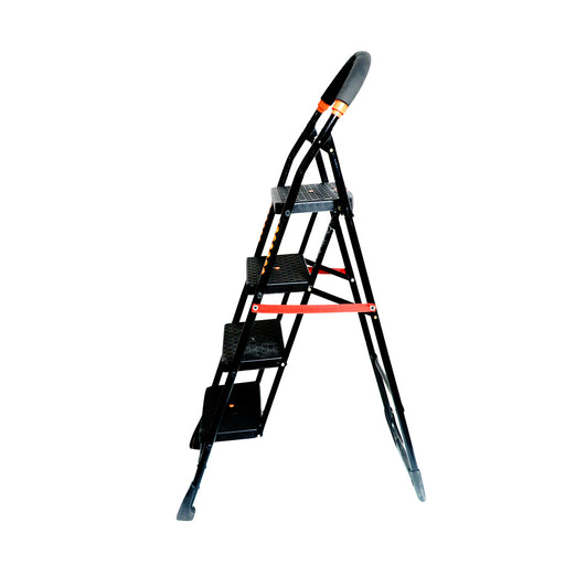 Inaithiram SL4SN Foldable Step Ladder 150kg Capacity Black Colour Side View