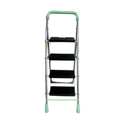 Inaithiram SL4SPR Foldable Step Ladder 150kg Capacity Green Colour Front view