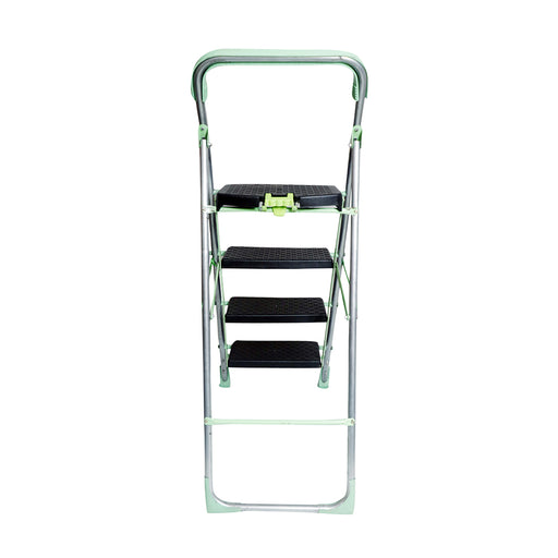 Inaithiram SL4SPR Foldable Step Ladder 150kg Capacity Green Colour Rear View