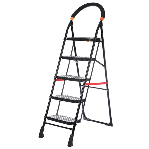 Inaithiram SL5SN Foldable Step Ladder 150kg Capacity with 05 Anti Slip Steps