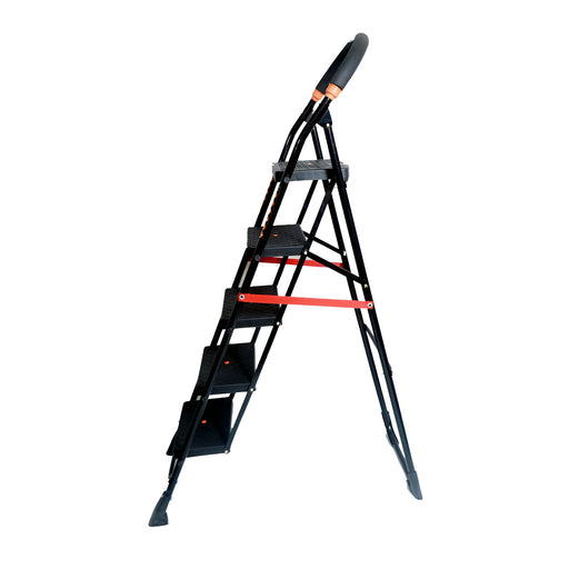 Inaithiram SL5SN Foldable Step Ladder 150kg Capacity Black Colour Side View