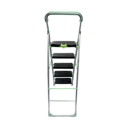 Inaithiram SL5SPR Foldable Step Ladder 150kg Capacity Green Colour Rear View