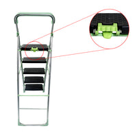 Inaithiram SL5SPR Foldable Step Ladder 150kg Capacity Closeup of Safety Clutch Lock