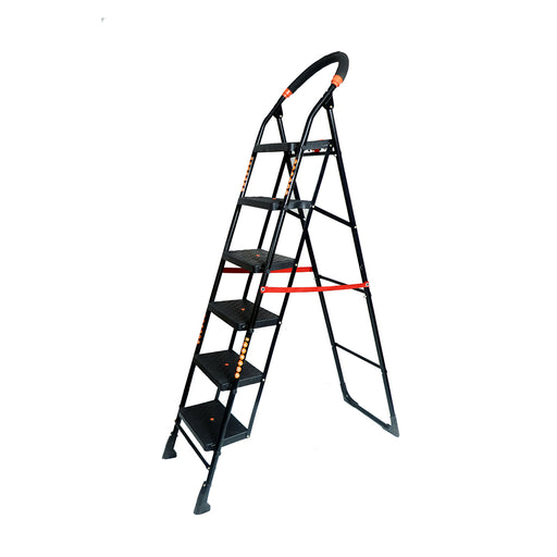 Inaithiram SL6SN Foldable Step Ladder 150kg Capacity with 06 Anti Slip Steps