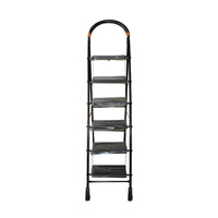 Inaithiram SL6SN Foldable Step Ladder 150kg Capacity Black Color Front View