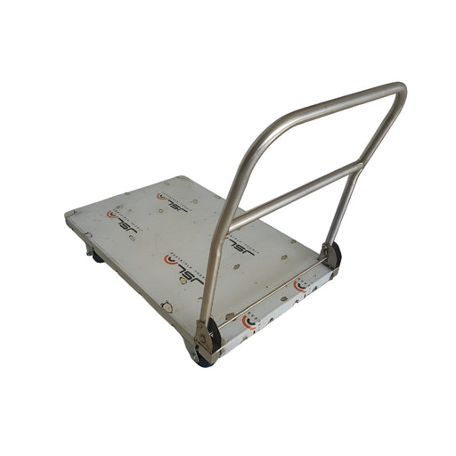 Inaithiram SSPT300RB Foldable Stainless Steel Platform Trolley 300kg Capacity with Rubber Wheels