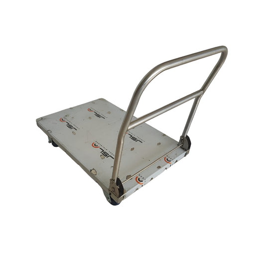 Inaithiram SSPT600RB Foldable Stainless Steel Platform Trolley 600kg Capacity with Rubber Wheels