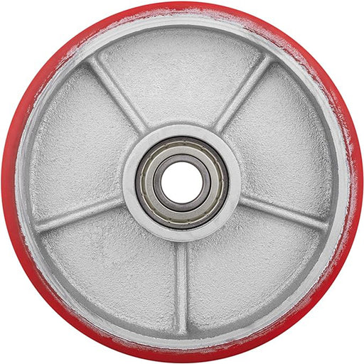 Inaithiram 7" inch PU Wheels - Polyurethane 180X50mm PU Wheels Red Colour