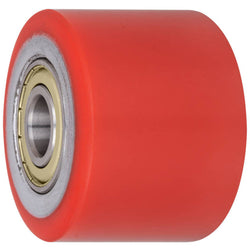 Inaithiram 3" inch PU Roller Wheels - Polyurethane 80X70mm PU Roller Wheels Red Colour