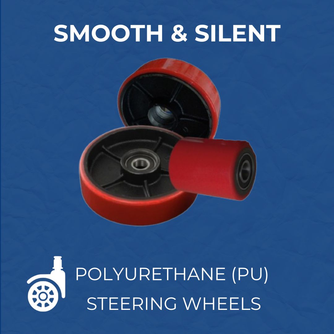 Inaithiram 2500kg Hand Pallet Truck with Smooth & Silent PU Steering Wheels