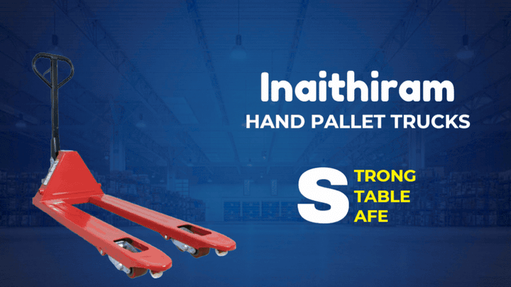 Inaithiram HPT3PUB Hand Pallet Truck 3000kg capacity Strong & Safe