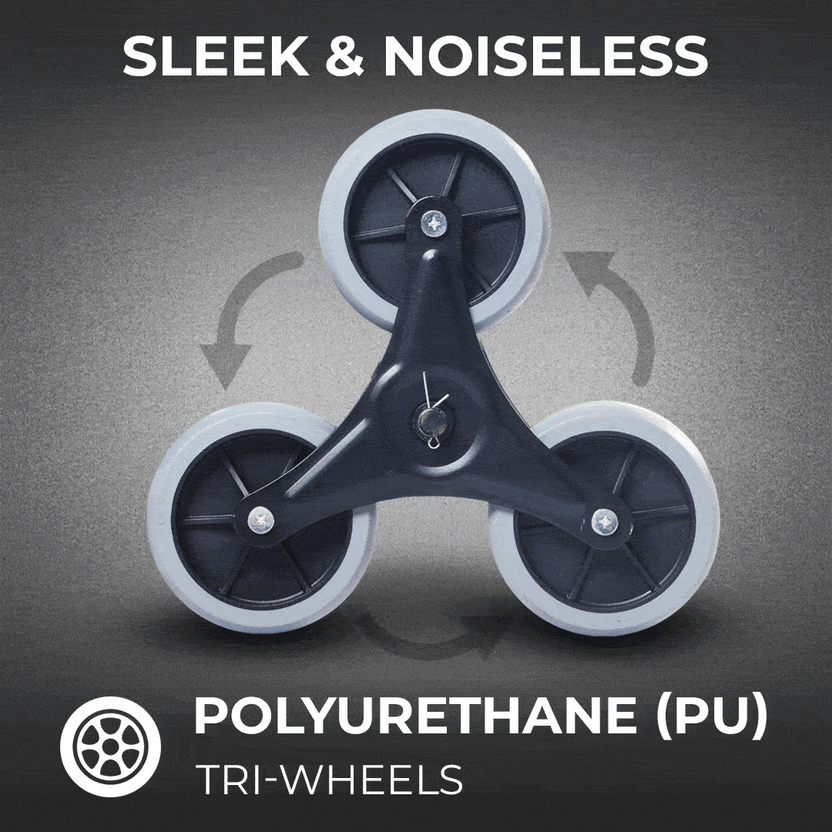 Inaithiram Stair Climbing Trolleys 150kg Heavy Duty, Extendable