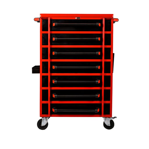 Kabage 7DTT150RA 7 Drawer Tool Trolley 150kg Capacity with Rubber Wheels Front View