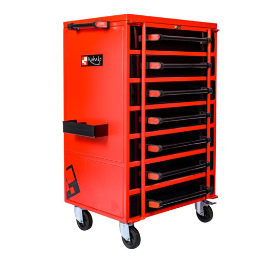 Kabage 7DTT150RA 7 Drawer Tool Trolley 150kg Capacity Red Colour