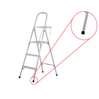 Liberti APL5FT Aluminium Platform Ladder 04 steps 5ft height 90kg Capacity Closeup of Anti Skid Rubber ABS Shoes