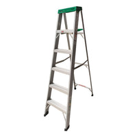 Liberti ASL6FT Aluminium Step Ladder 05 steps 6ft height 90kg Capacity with Anti Skid Rubber ABS Shoes