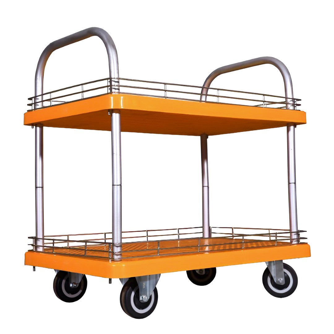 SRP 2LPPTB150PU 2 Layer Platform Trolley with Border 150kg Capacity