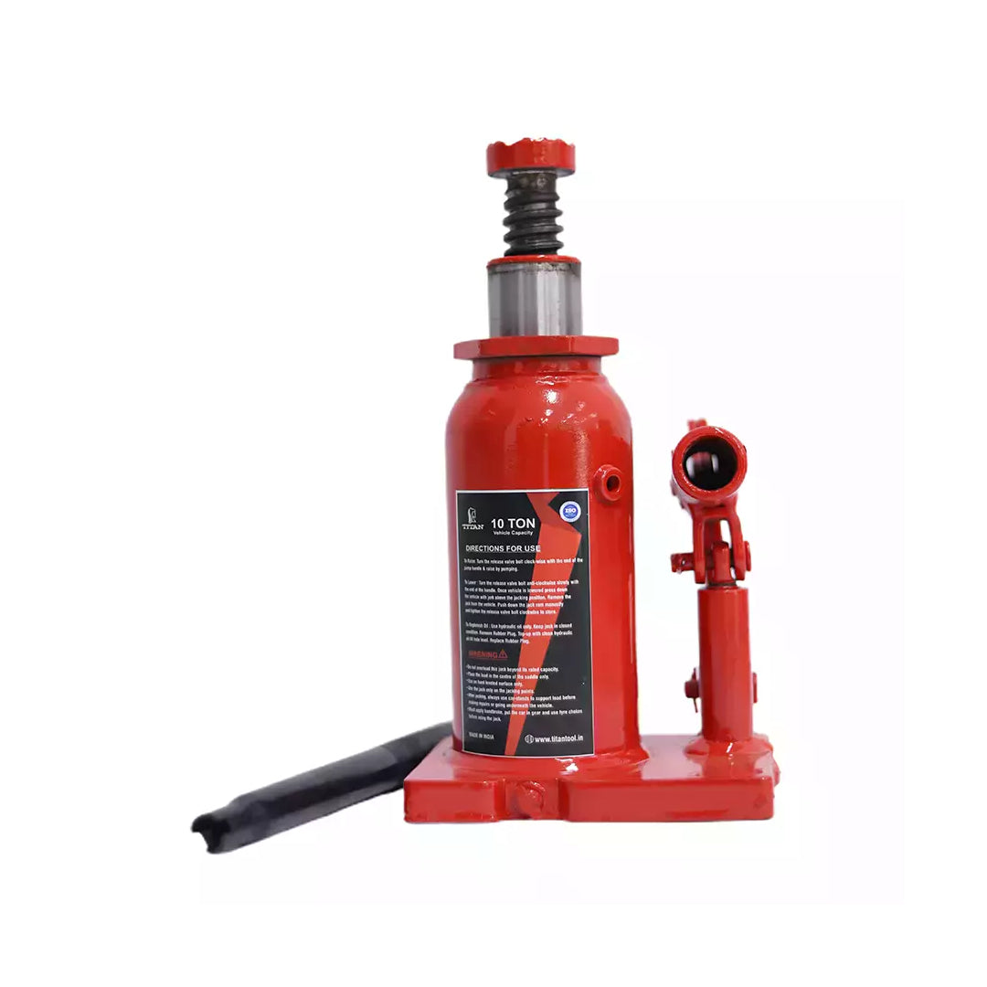 Titan HBJ10T Heavy Duty Hydraulic Bottle Jack 10Ton Capacity